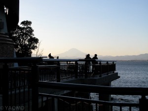 Mt. Fuji from the Enoshima Bridge