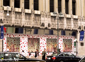 Louis Vuitton/Yayoi Kusama collaboration. Isetan Department Store, Tokyo.