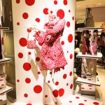 Louis Vuitton/Yayoi Kusama collaboration. Isetan Department Store, Tokyo.